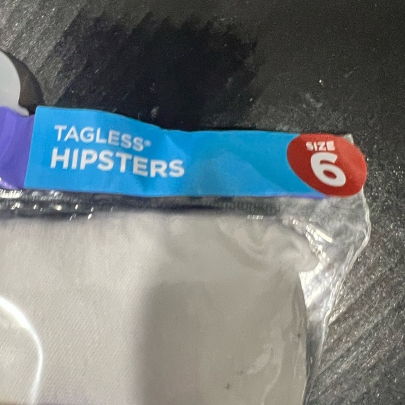 Women’s cotton Hanes hipsters‎ panties underwear Sz 6 pack of 6 new NIP - Picture 6 of 7